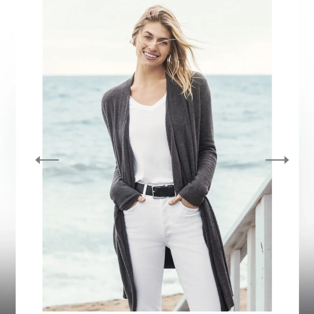 Barefoot Dreams CozyChic Lite Island Wrap Cardigan Size: S/M - Picture 1 of 5